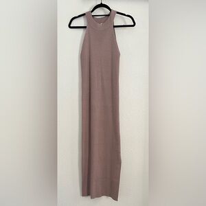 High Neck Sweater Dress